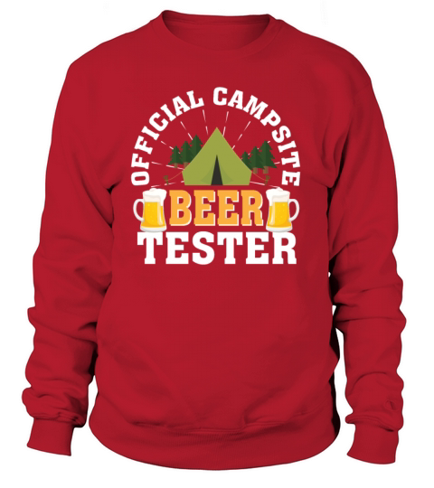 Official Camping Beer Tester Lover Shirt Women's Sweatshirt