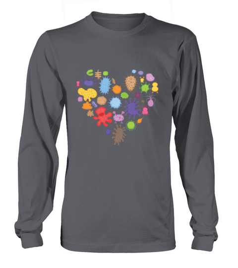 Bacteria Heart Microbiology Science Biology Women's Long Sleeve