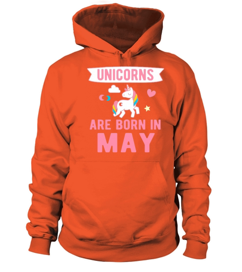 Unicorns are Born in May Women's Hoodie