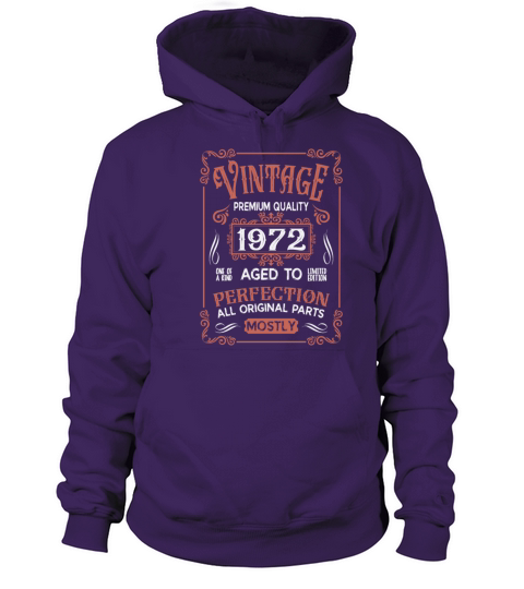 Birthday 1972 Vintage Women's Hoodie