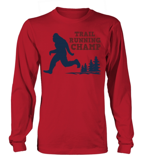 Bigfoot trail running champ Women's Long Sleeve