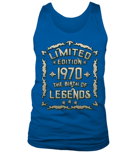Vintage 1970 - 50th Birthday Present Vintage 1970 Men's Tank Top