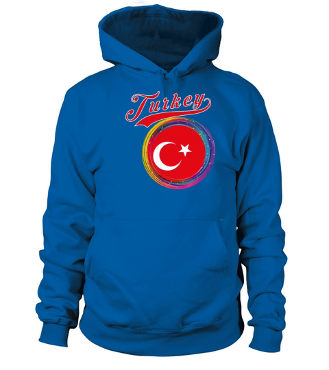 Turkey Sports Holi Color Framed Turkey Flag Women's Hoodie