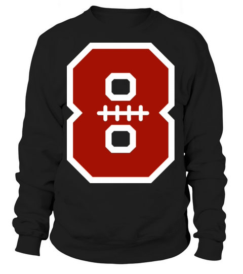 american football number eight Women's Sweatshirt
