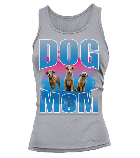 vintage dog moms shirt women t-shirt Women's Tank Top