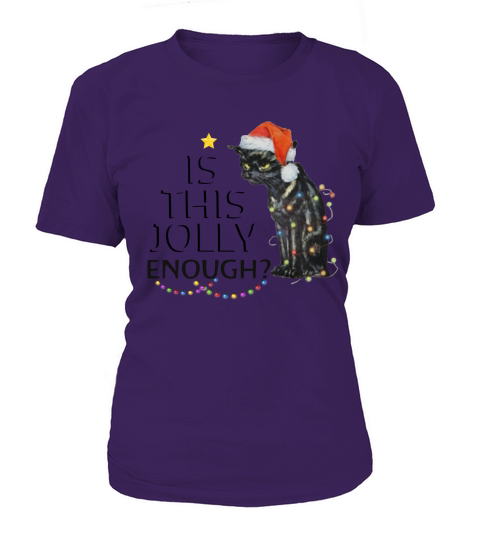 Black cat is this jolly enough T-Shirt Woman