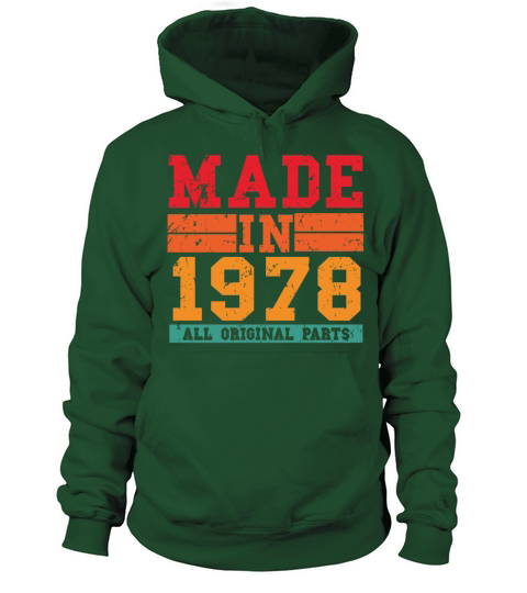 1978 Birthday Vintage Saying Women's Hoodie