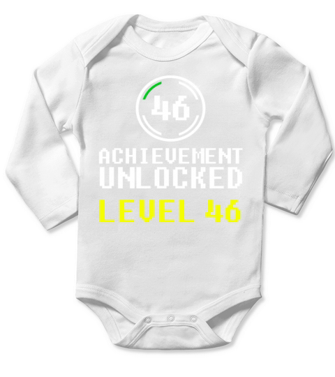 achievement level 46 Long Sleeve Baby One-Piece