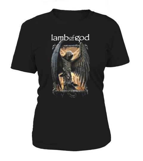 Lamb Of God  Winged Death Band Logo Official Women's T-Shirt