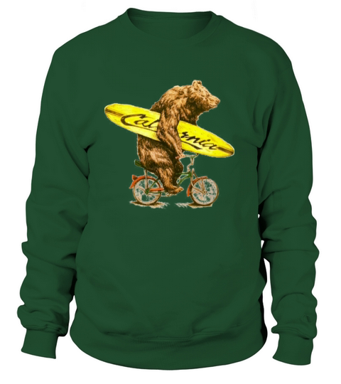 California bicycle for surfers Women's Sweatshirt