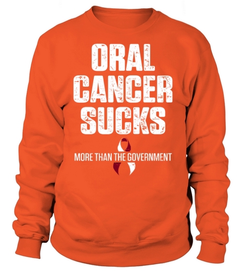 Oral Cancer Survivor Sucks Warrior Fight product Men's Sweatshirt