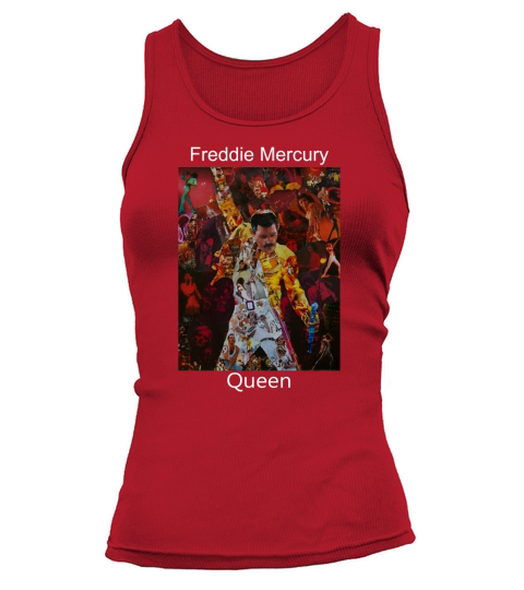 Freddie Mercury of Queen Collage Tank top Woman