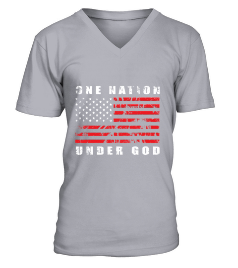 One Nation Under God Men's V-Neck T-shirt
