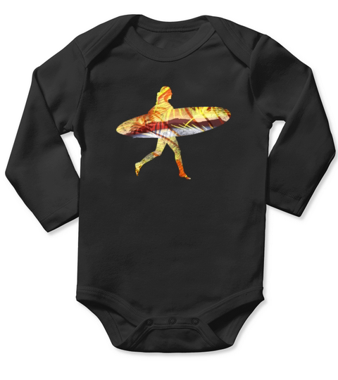 Surfing Long Sleeve Baby One-Piece