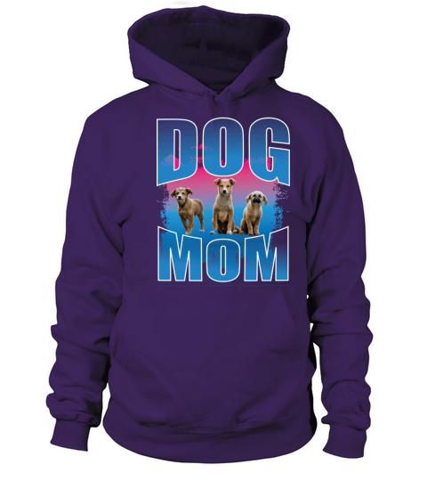 vintage dog moms shirt women t-shirt Men's Hoodie