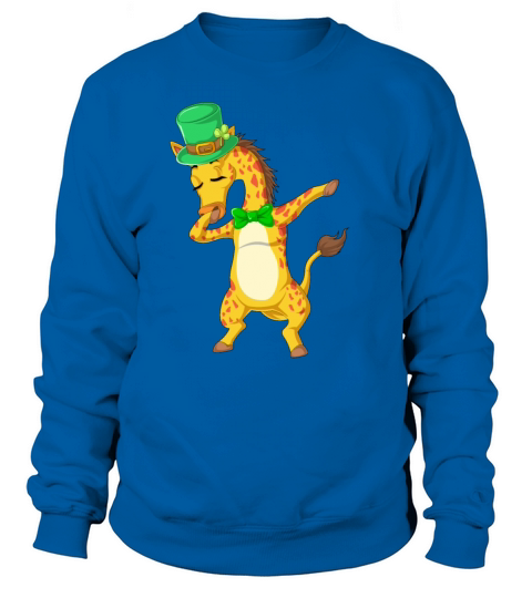 dabbing giraffe st patricks day Women's Sweatshirt
