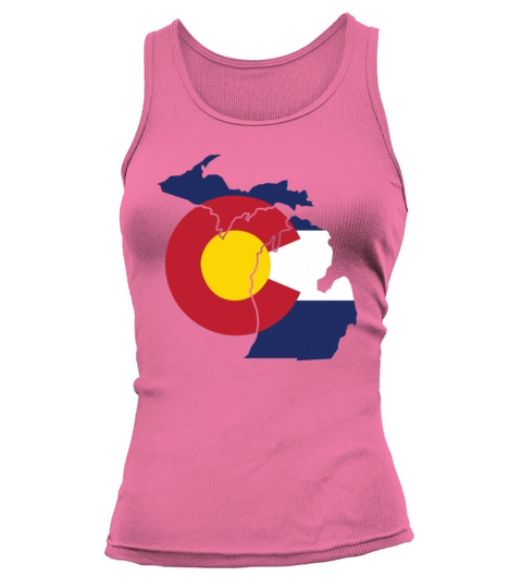 Michigan Colorado Funny Pride Flag Apparel Tank top Woman
