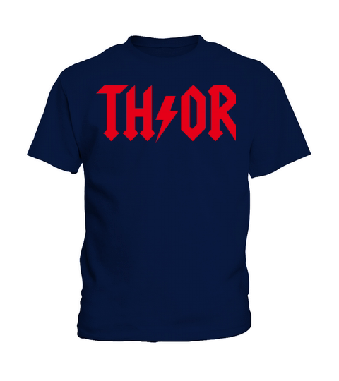 Thor Rock Music Viking Nordmann God lightning Kids T-Shirt