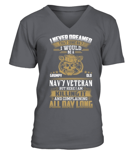 Navy veteran Men's V-Neck T-shirt
