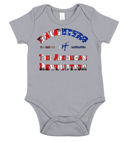 Daughters Of The American Revolution Short Sleeve Baby One-Piece