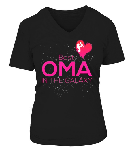Best Oma In the Galaxy V-neck T-Shirt Woman