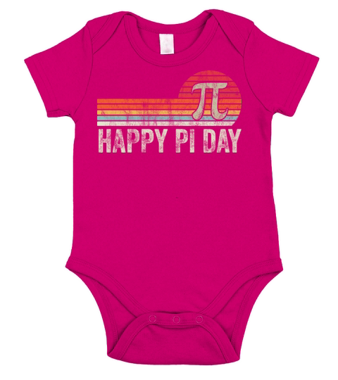 PI Day 2022 Math Lover Mathematics Retro Vintage Short Sleeve Baby One-Piece