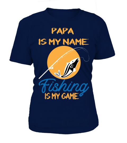 Papa Fishing Shirt Grandpa Gift Outdoor Women's T-Shirt