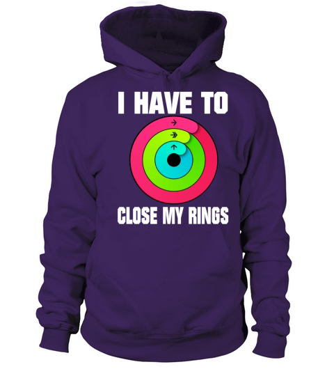 I Have To Close My Rings Funny Apple Gift Women's Hoodie