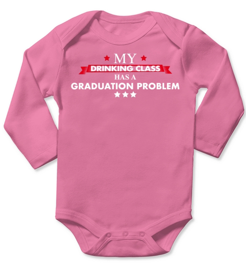 Graduation Class Drinking Team Long Sleeve Baby One-Piece