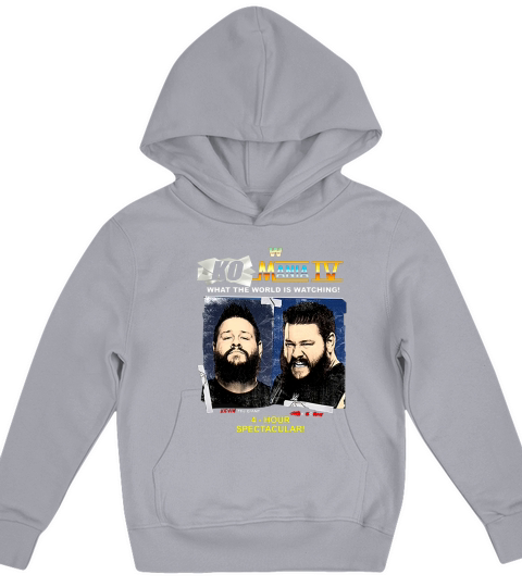 Kevin Owens KO Mania IV what the world is watching Kids Hoodie