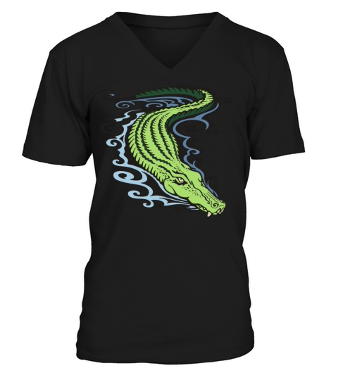 Crocodile Men's V-Neck T-shirt