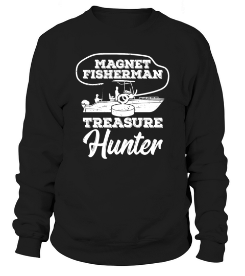 Magnet Fischerman magnetic fishing treasure hunter Women's Sweatshirt