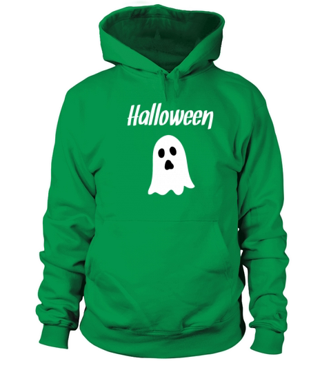 White Halloween Boo Ghost Women's Hoodie