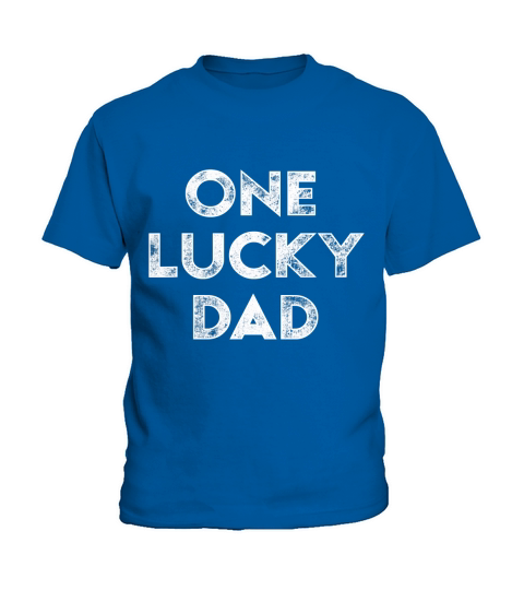 Mens One Lucky Dad St Patricks Day T Shirt Gift Daddy Father T-Shirt Kids T-Shirt