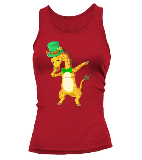 dabbing giraffe st patricks day Women's Tank Top