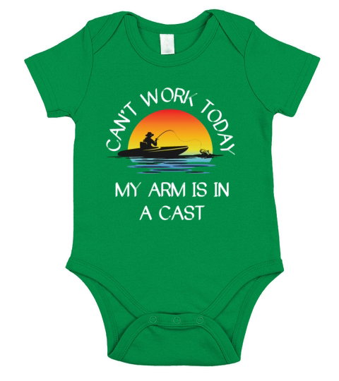 Funny Fisherman Quote Fishing Graphic Design Short Sleeve Baby One-Piece