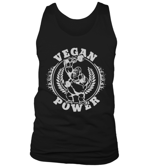 Vegan Power Gorilla Bodybuilder Tank Top Unisex