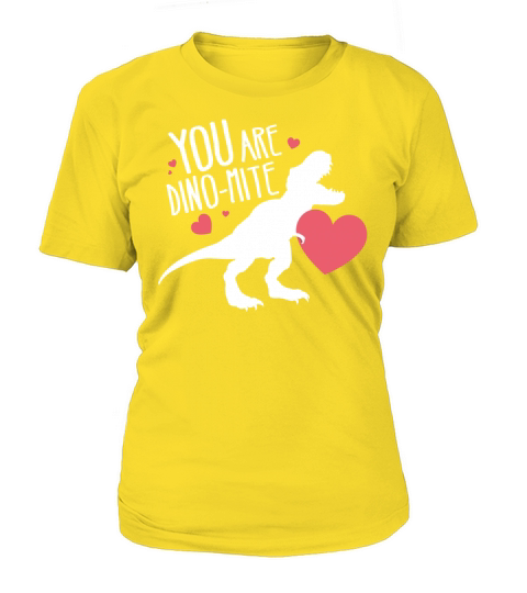 T-Rex Valentines Day Dinosaur Dynamite Dino Gift Women's T-Shirt