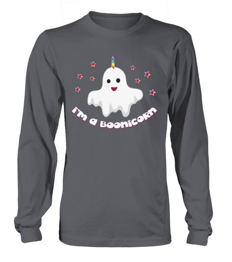 Funny Halloween Ghost Im a boonicorn Women's Long Sleeve