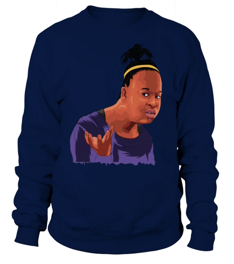 Confused Black Girl Meme Women's Sweatshirt