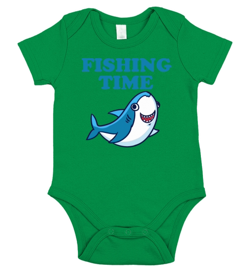 Fish Eel Fishing Gift Butt Pike Fishing Short Sleeve Baby One-Piece