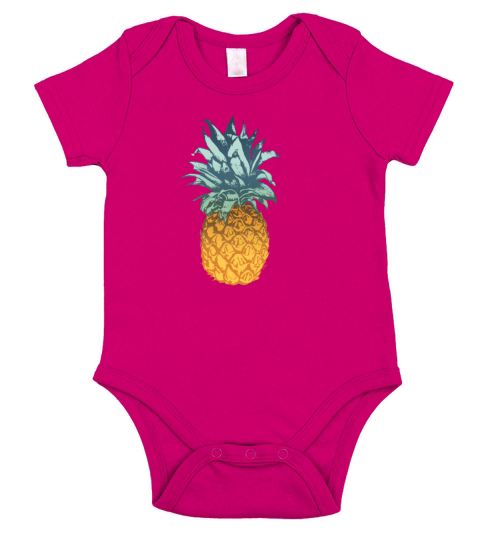Pineapple Tshirt for Men Short Sleeve Baby One-Piece