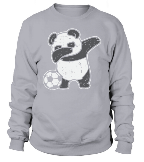 Dabbing Panda with Soccer Ball Stadium Coach Goal Men's Sweatshirt