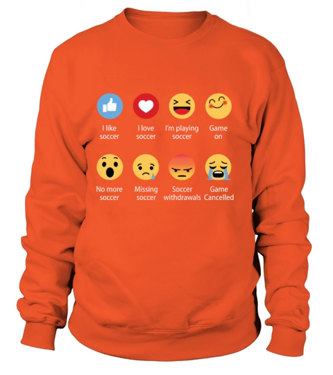Soccer emojication funny Women's Sweatshirt