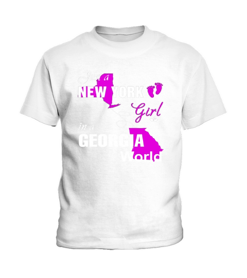New York Girl In Georgia Kids T-Shirt
