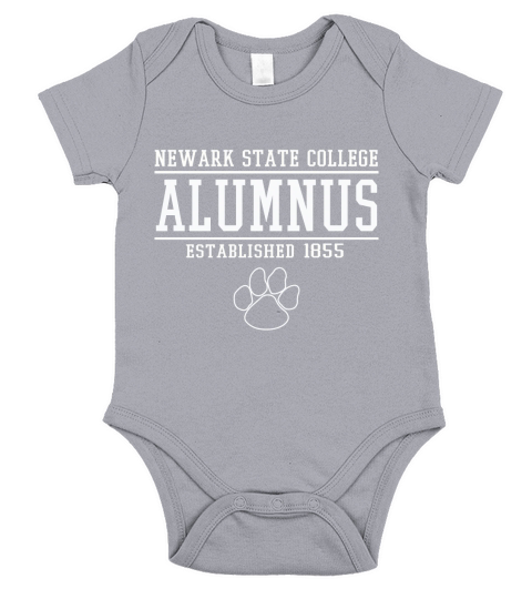 Newark State college Alumnus established 1855 Short Sleeve Baby One-Piece