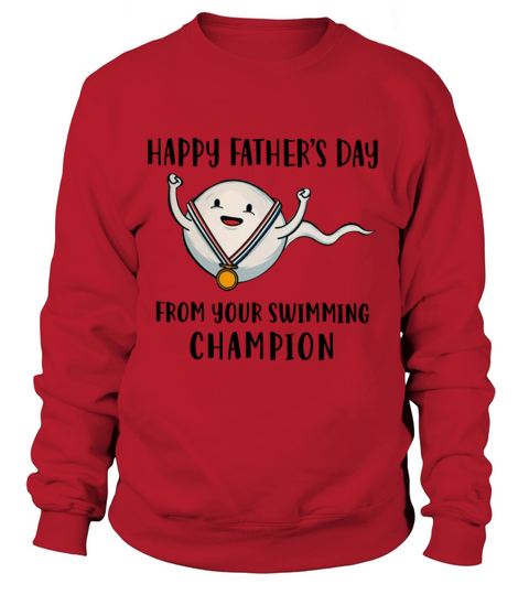 Happy Fathers Day from Your Swimming T Shirthappy Women's Sweatshirt