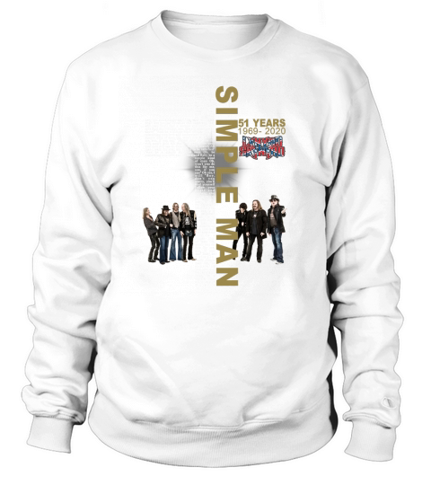 Simple Man lyric Cross 51 years 1969 2020 Lynyrd Skynyrd - Unisex Long Sleeve Sweatshirt Unisex