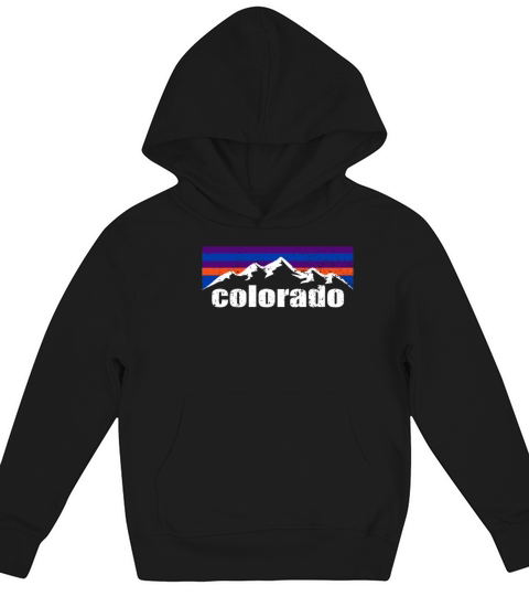 Colorado Berg Americas most mountainous state Kids Hoodie
