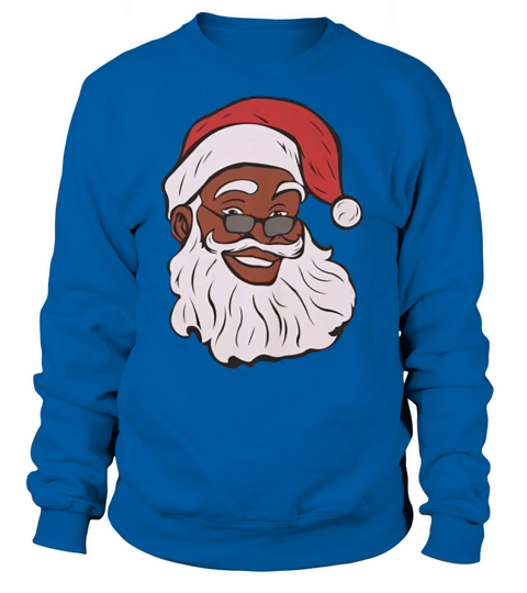 Afro Santa Clause - Black Santa Women's Sweatshirt